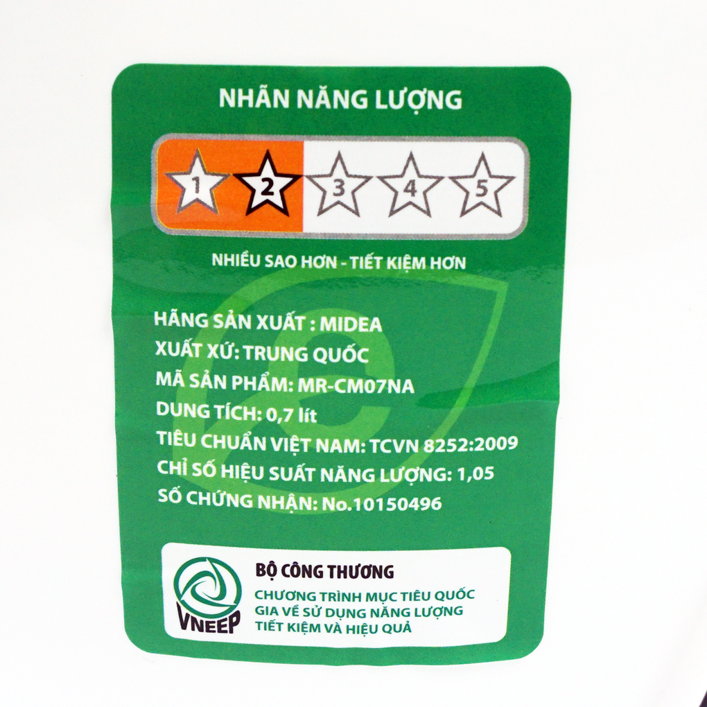 Nồi cơm điện Midea 0.72L MR-CM07NA