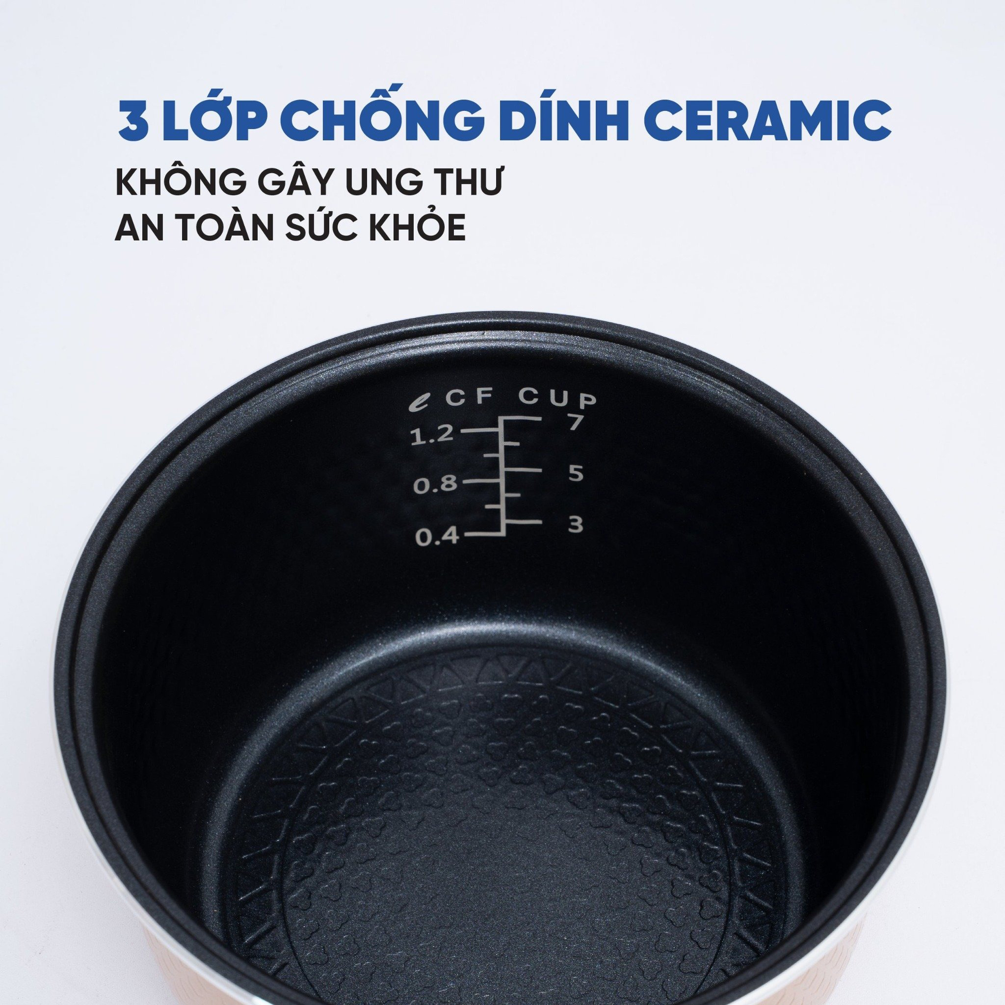 Nồi cơm điện Kuscheln 1.2 lít KRC24-1.2