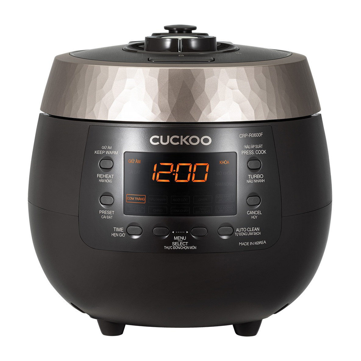 Nồi cơm điện tử áp suất Cuckoo 1.08 lít CRP-R0600F