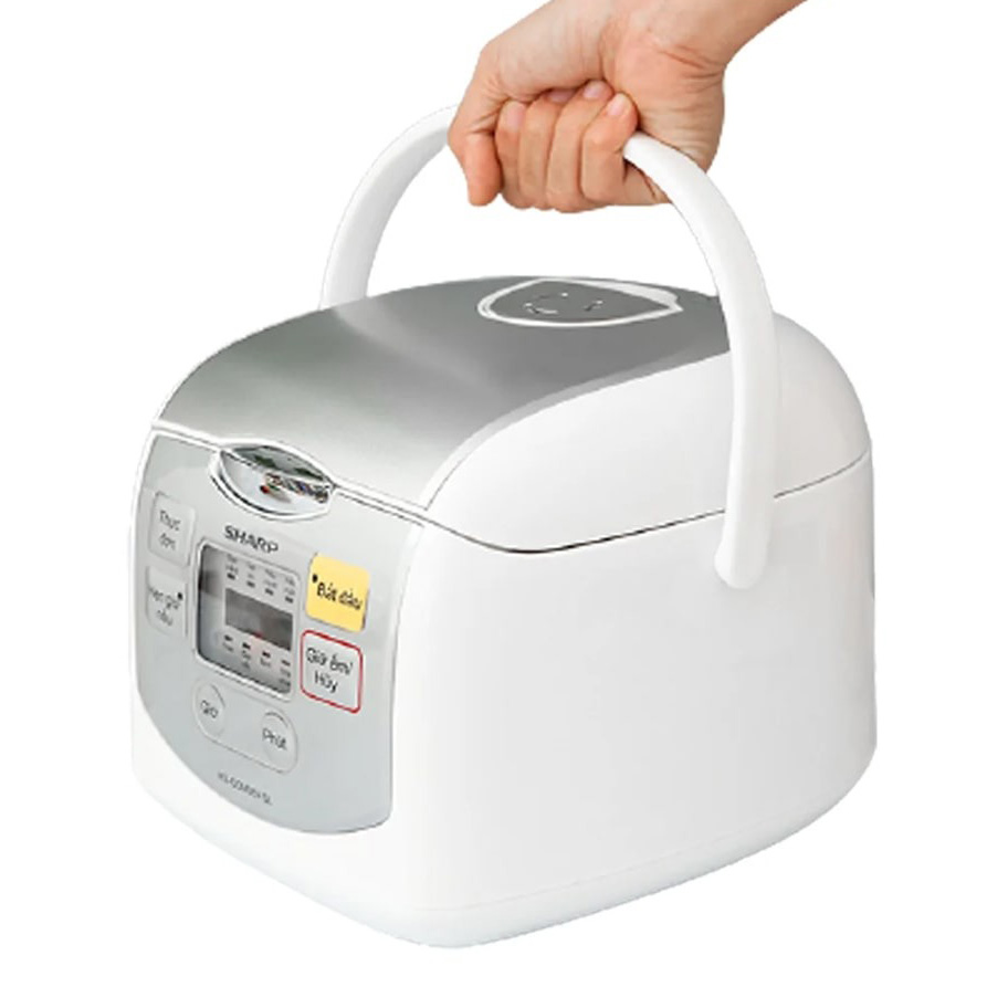 Nồi cơm điện tử Sharp 0.72 lít KS-COM08V-SL