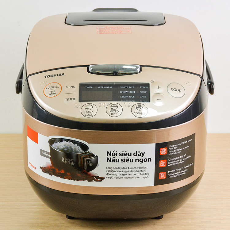 Nồi cơm điện tử Toshiba 1.8 lít RC-18DR3PV(G)
