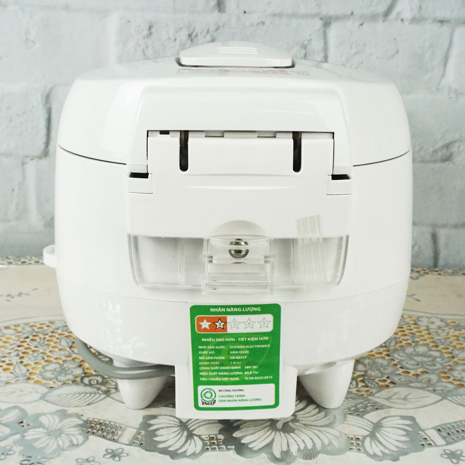 Nồi cơm điện tử 1 lít Cuckoo CR-0631F nhập khẩu Hàn Quốc