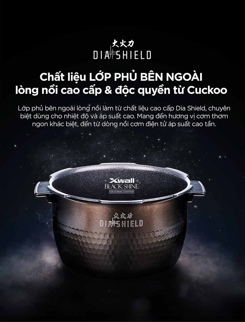 Nồi cơm điện cao tần Cuckoo 1.8 lít CRP-AHXB1008F