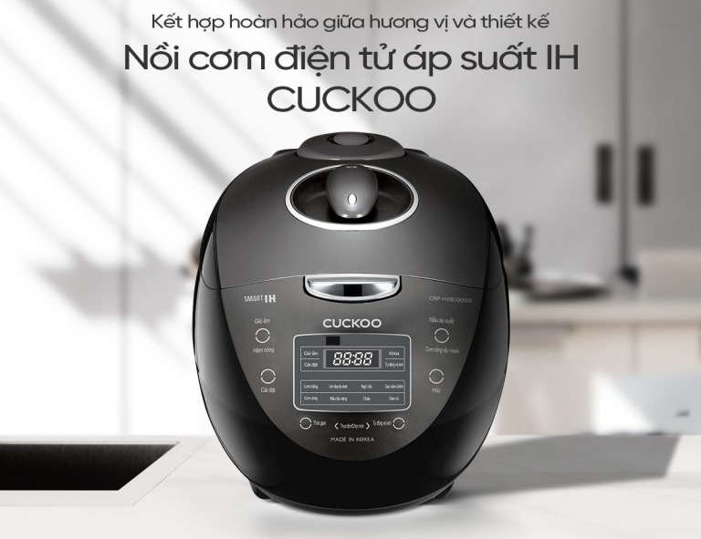 Nồi cơm điện áp suất cao tần Cuckoo 1.08 lít CRP-HVBC0600S