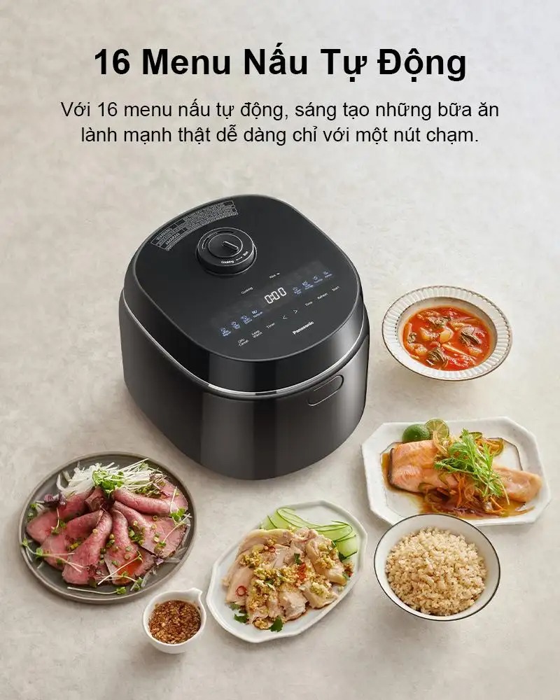 Nồi cơm điện tử Panasonic 1.8 lít SR-DM184KRA