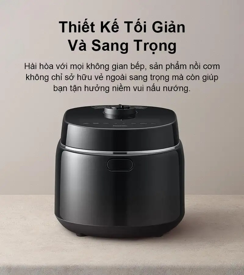 Nồi cơm điện tử Panasonic 1.8 lít SR-DM184KRA