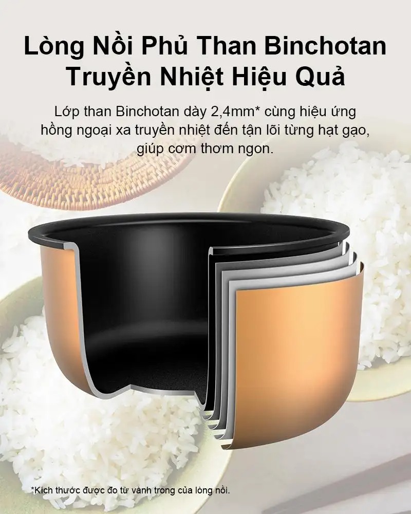 Nồi cơm điện tử Panasonic 1 lít SR-DL104WRA