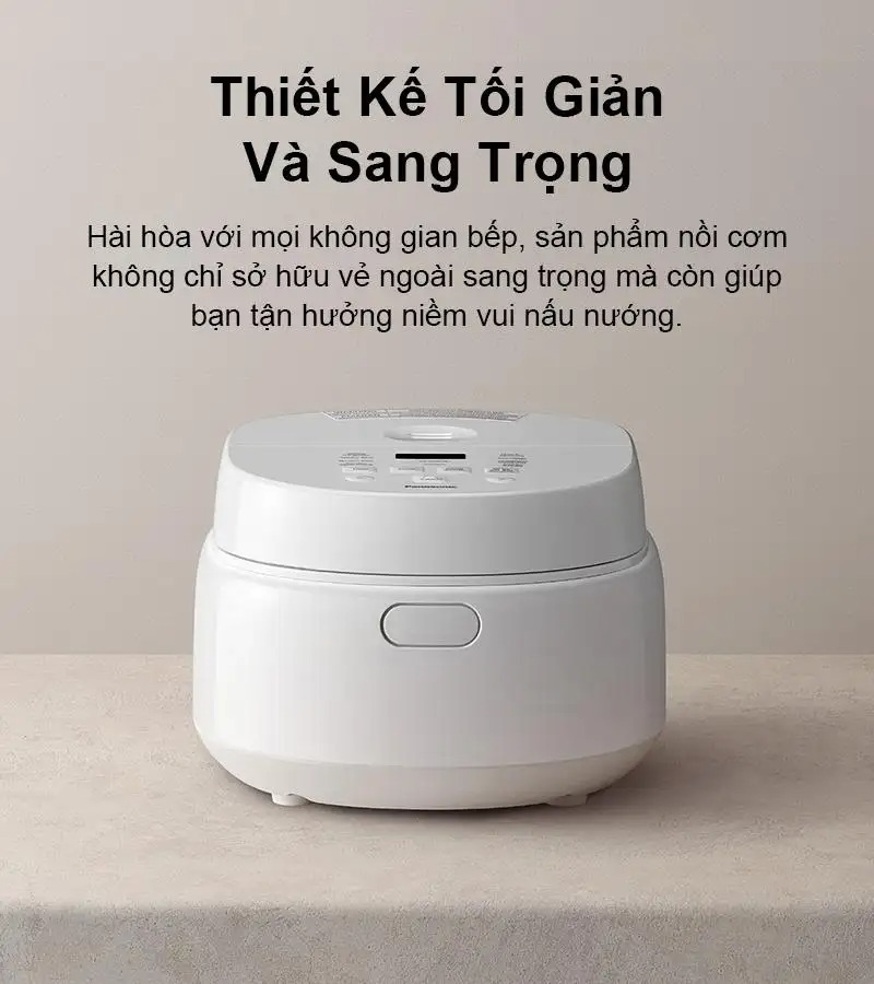 Nồi cơm điện tử Panasonic 1 lít SR-DL104WRA