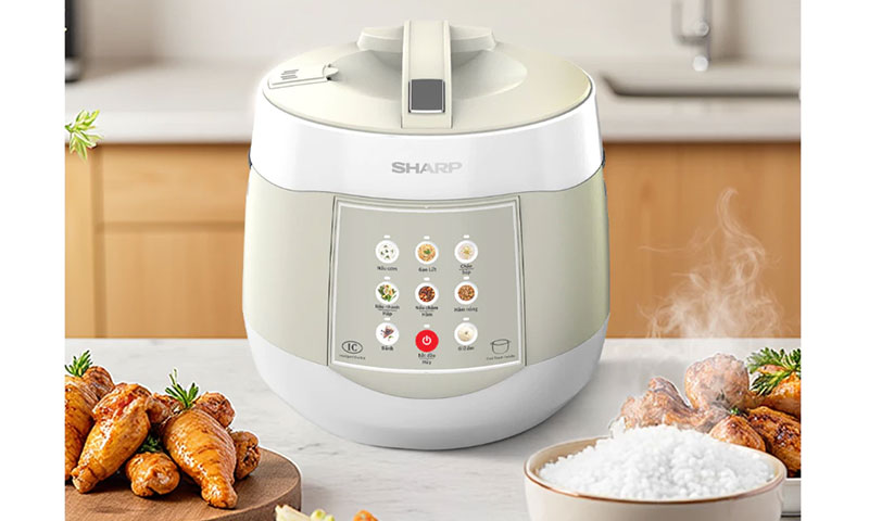 Nồi cơm điện Sharp 1.8 lít KS-COM1875I-RS