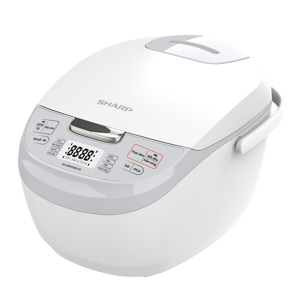Nồi cơm điện tử Sharp 1.8 lít KS-COM192EV-GY