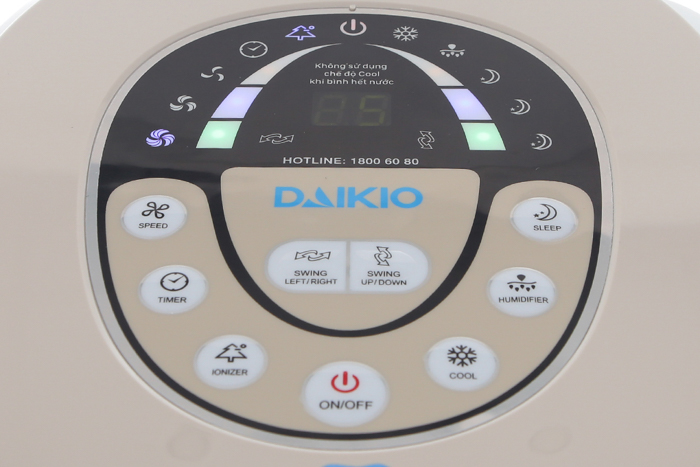 Quạt điều hòa Daikio 30L DK-2500B