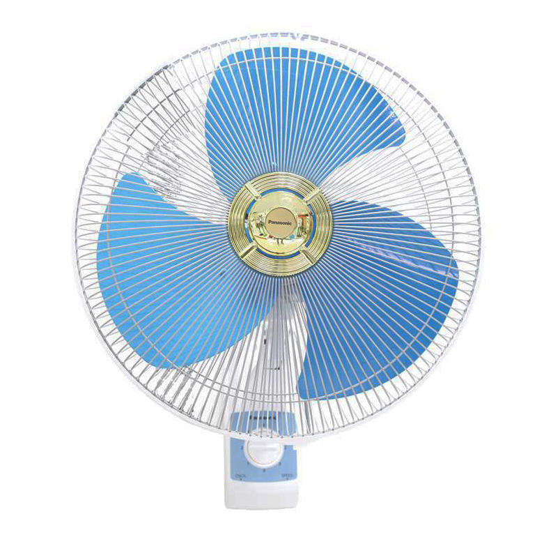 Quạt treo tường Panasonic F409 màu xanh, màu vàng kim