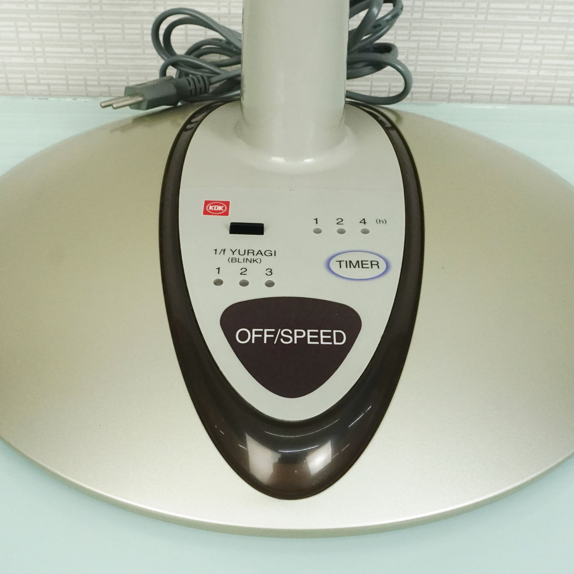 Quạt lửng có khiển Panasonic F307KH màu bạc