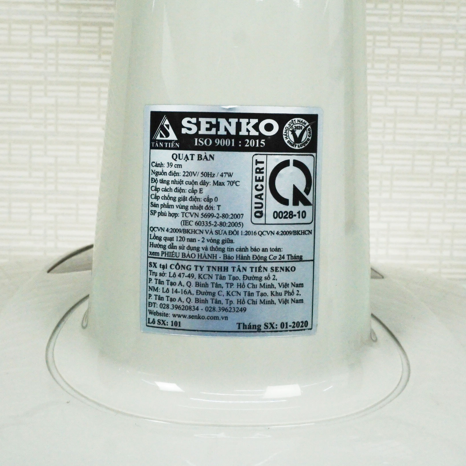 Quạt bàn Senko B1616