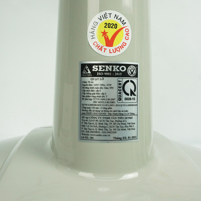 Quạt lửng Senko L1638