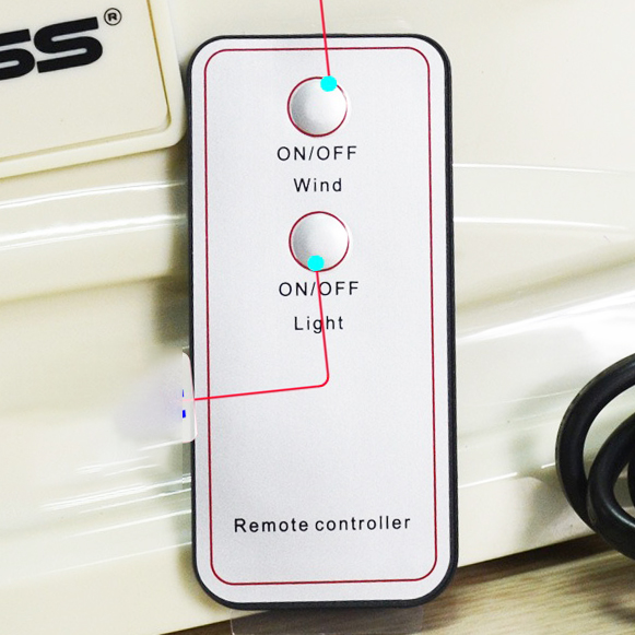 Quạt tích điện Tiross TS917