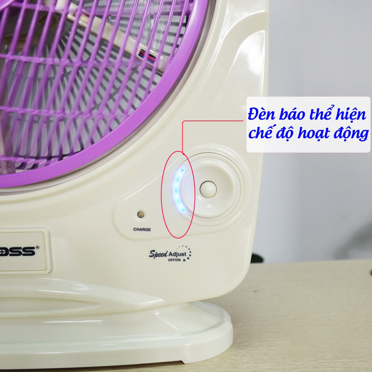 Quạt tích điện Tiross TS917