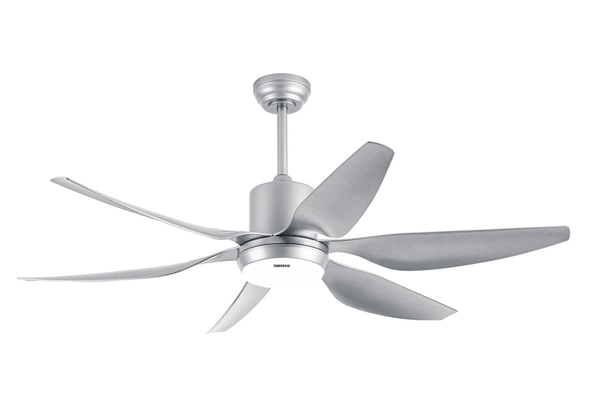 Quạt trần Nanoco 6 cánh NCF5462-GL/SL, có đèn, có khiển