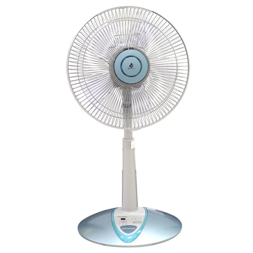 Quạt lửng có khiển Panasonic F307KH màu xanh