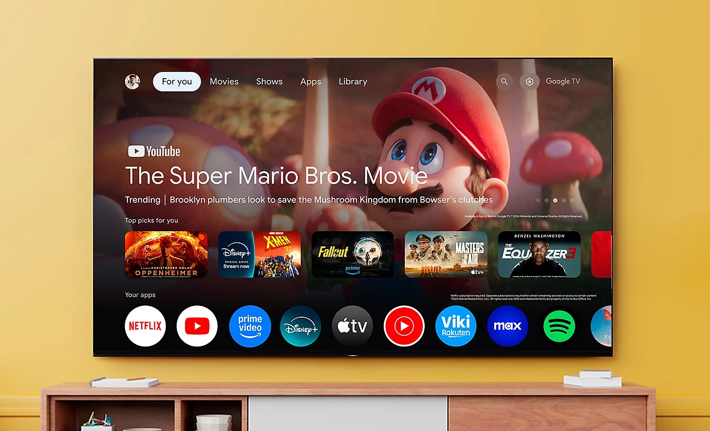 hệ điều h&agrave;nh google tivi tr&ecirc;n tivi Sony Bravia