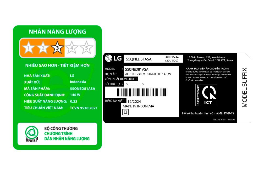 Tivi LG QLED AI 4K 55 inch 55QNED81ASA