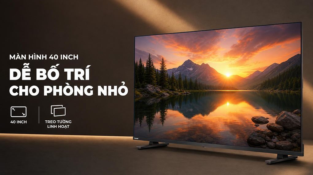 Đánh giá thiết kế và cảm nhận về Smart Tivi Toshiba Full HD 40 inch 40V37SP