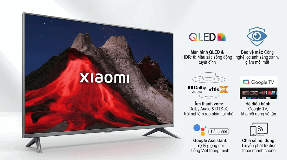 Các tính năng Tivi QLED Xiaomi A Pro 32 inch L32MB-APSEA