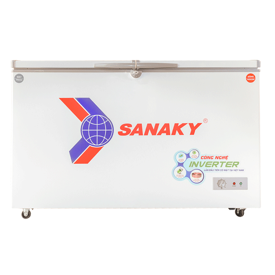 Tủ bảo quản Sanaky 360 lít VH-3699W3, Inverter, 2 ngăn đông mát