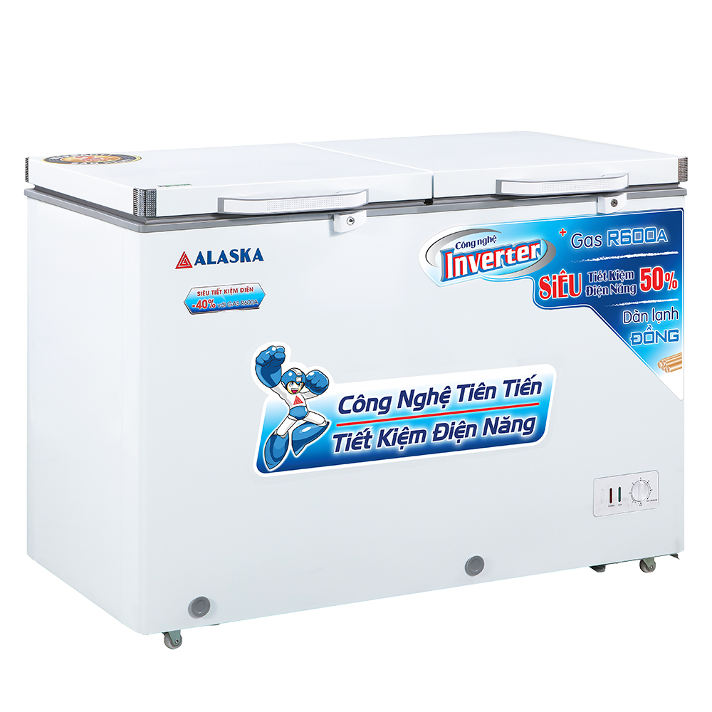 Tủ bảo quản Alaska inverter 350 lít FCA-3600CI - 2 ngăn đông mát