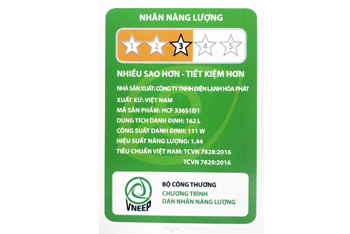Tủ đông 162 lít Hòa Phát HCF-336S1Đ1 - 1 ngăn đông