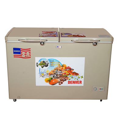 Tủ bảo quản Denver inverter AS588HDI - 2 ngăn đông mát lòng inox