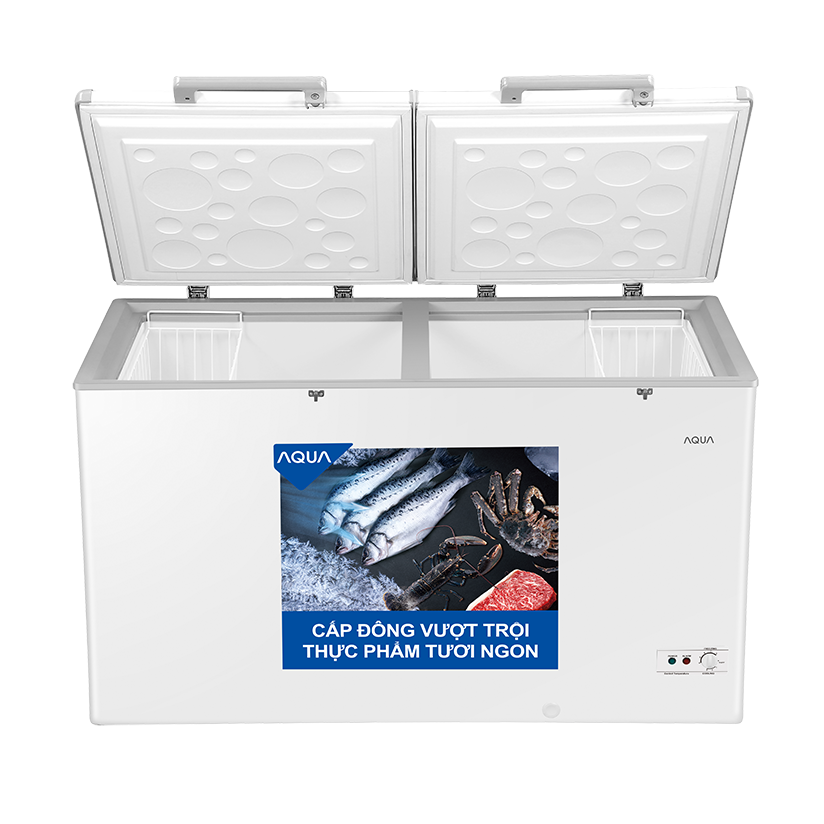 Tủ bảo quản Aqua inverter 425 lít AQF-C5701E, 1 ngăn đông, dàn đồng