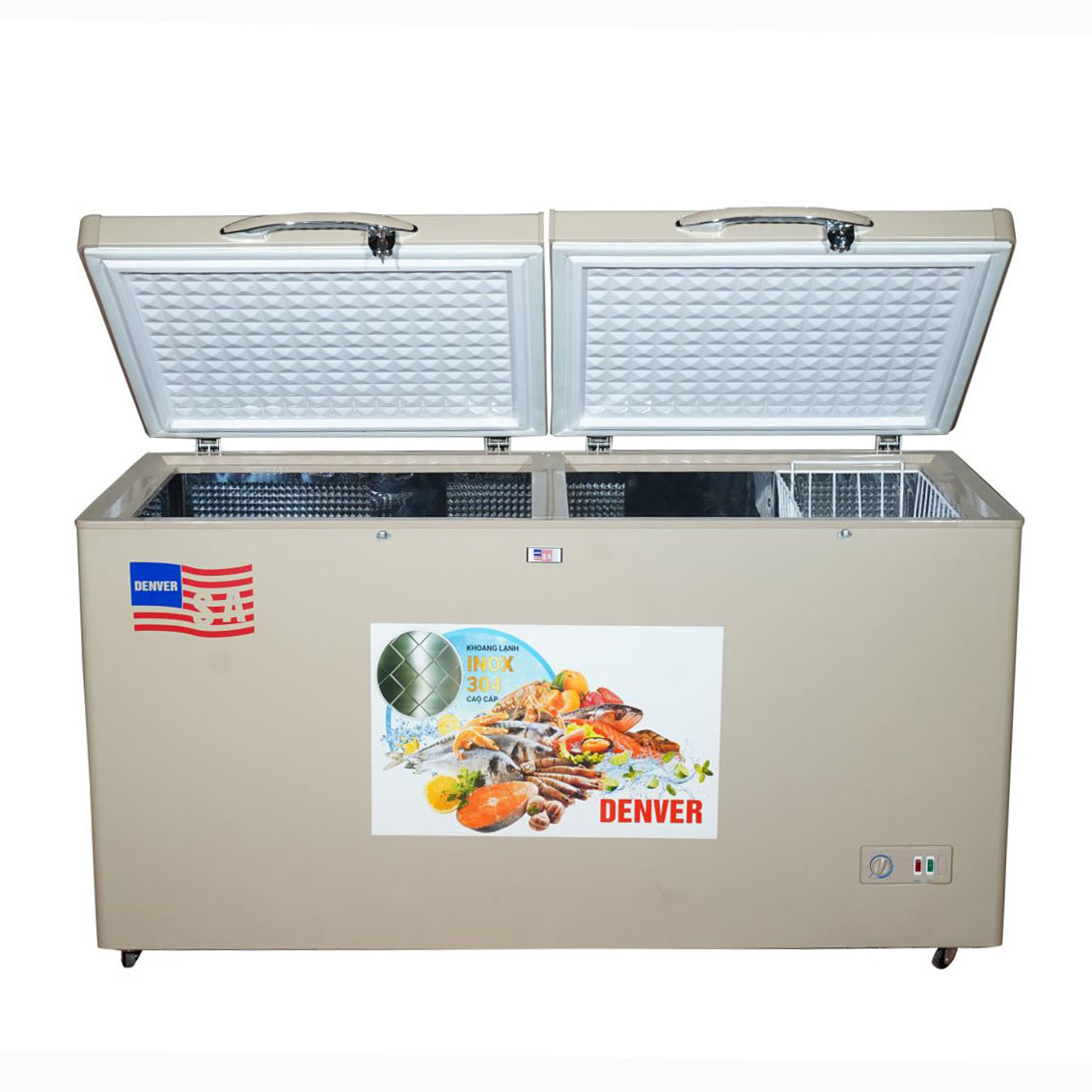 Tủ bảo quản Denver AS 950MDI inverter, 1 ngăn 2 cánh