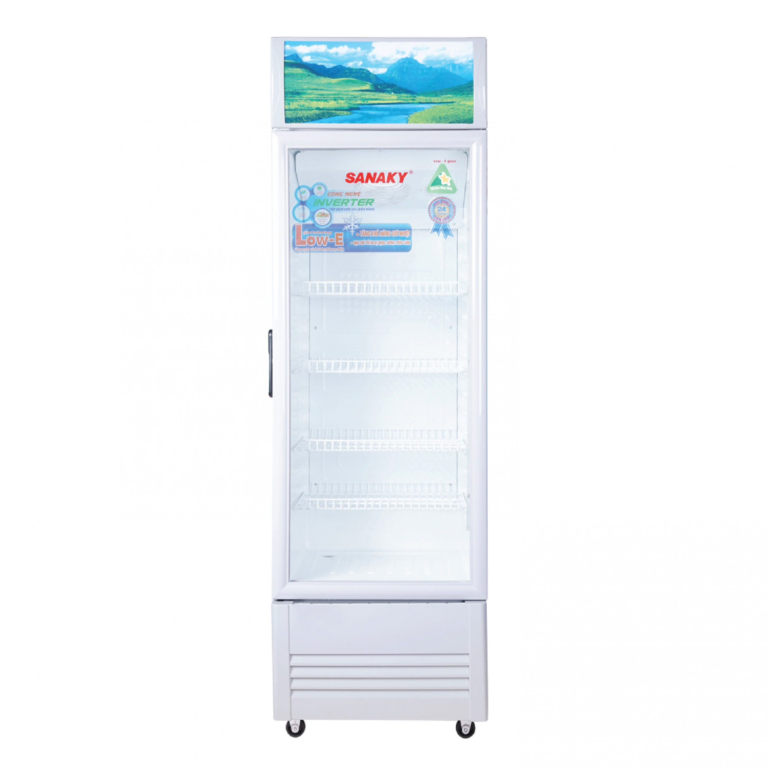 Tủ mát Sanaky inverter 308 lít VH-308K3L 1 cánh, dàn nhôm