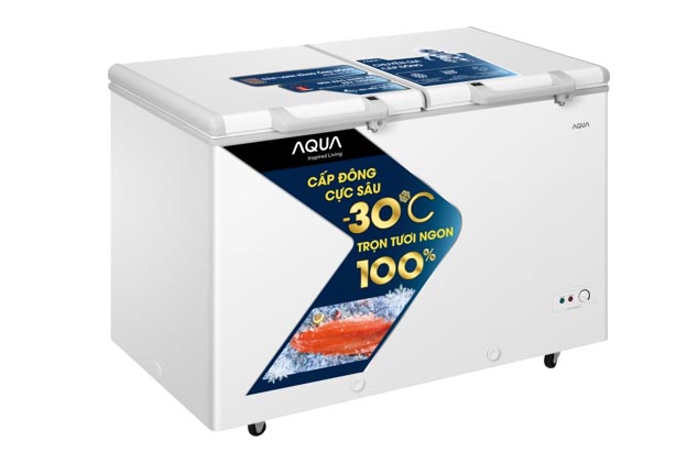 Tủ bảo quản 2 ngăn 365L Aqua AQF-C5702S