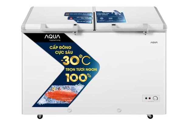 Tủ bảo quản 2 ngăn 365L Aqua AQF-C5702S