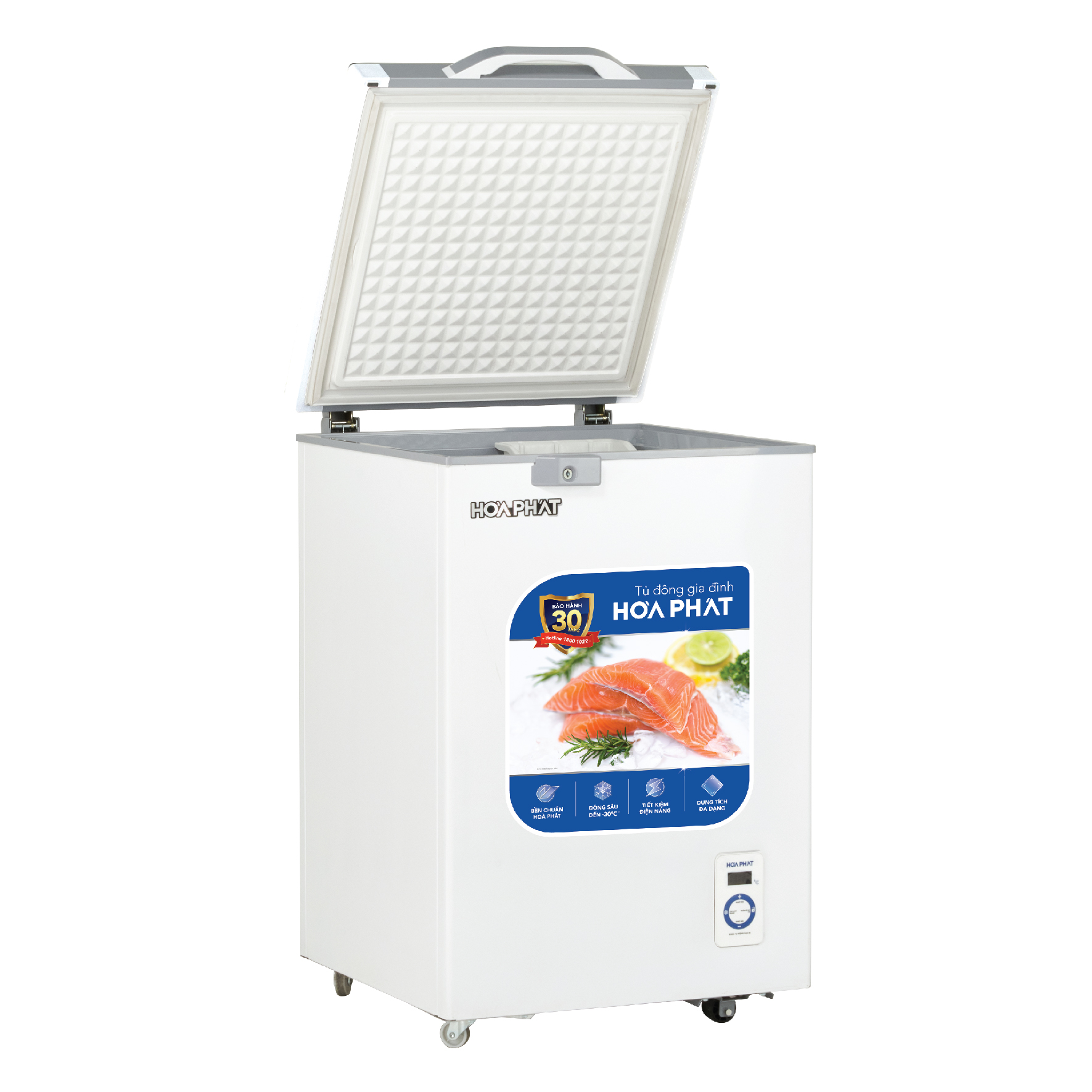 Tủ bảo quản 1 ngăn mặt kính 107L Hòa Phát HPF- AD6107.T1