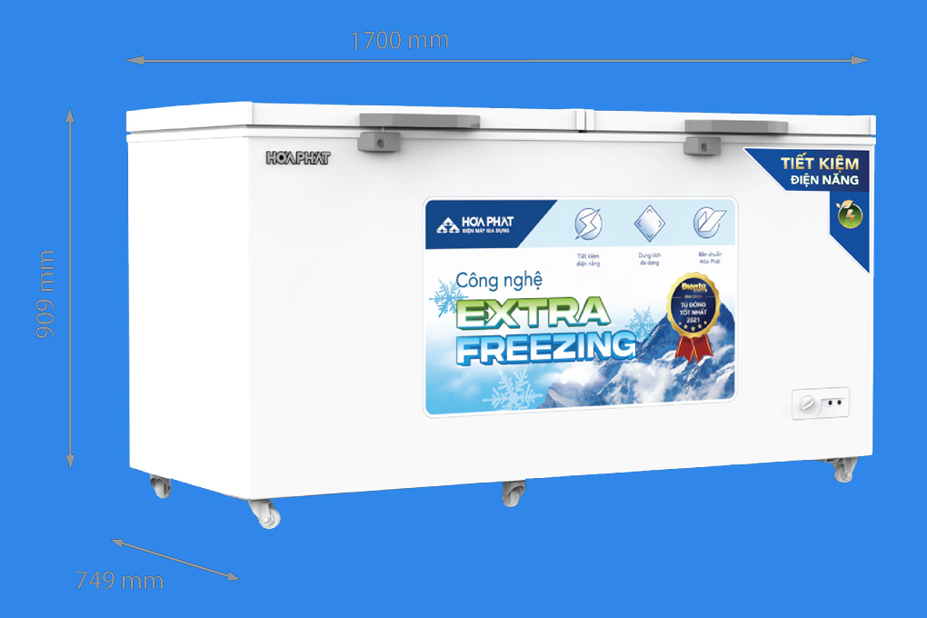 Tủ bảo quản 1 ngăn 544L Hòa Phát HPF- AD6544