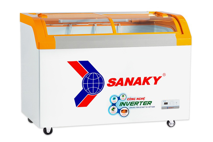 Tủ đông kính cong Sanaky inverter 280 lít VH-3899K3B