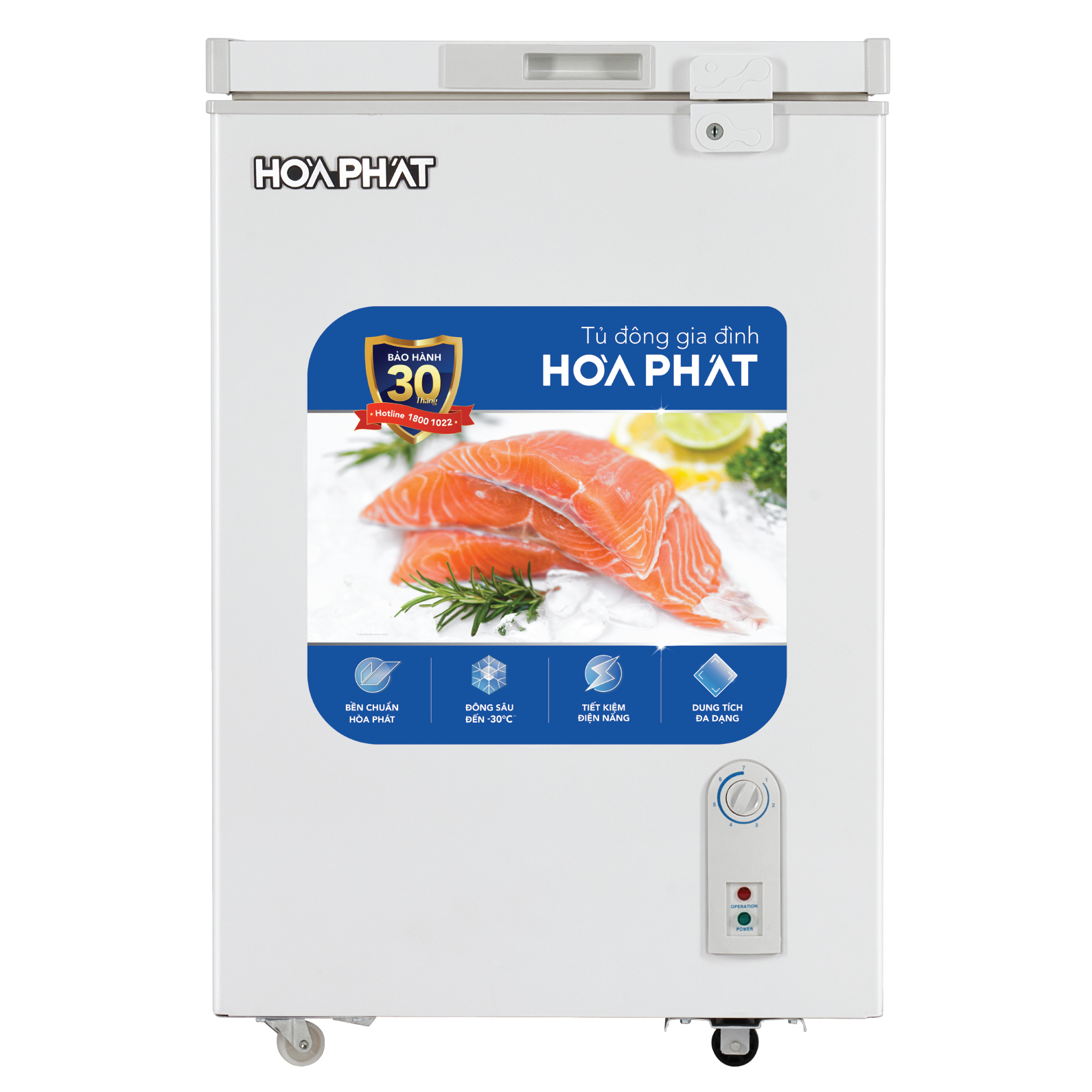 Tủ bảo quản 1 ngăn 107L Hòa Phát HPF- AN6107
