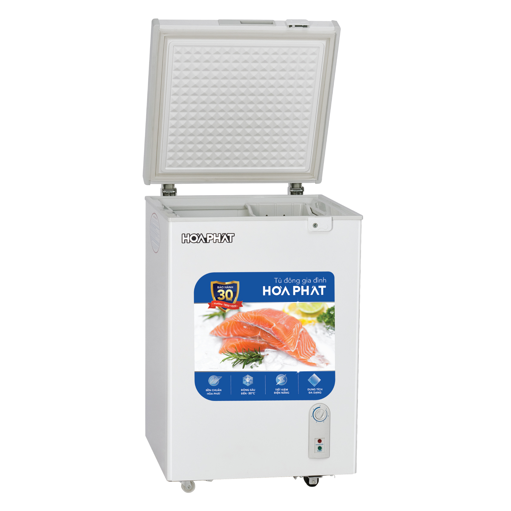 Tủ bảo quản 1 ngăn đông Hòa Phát 107L HPF-AD6107