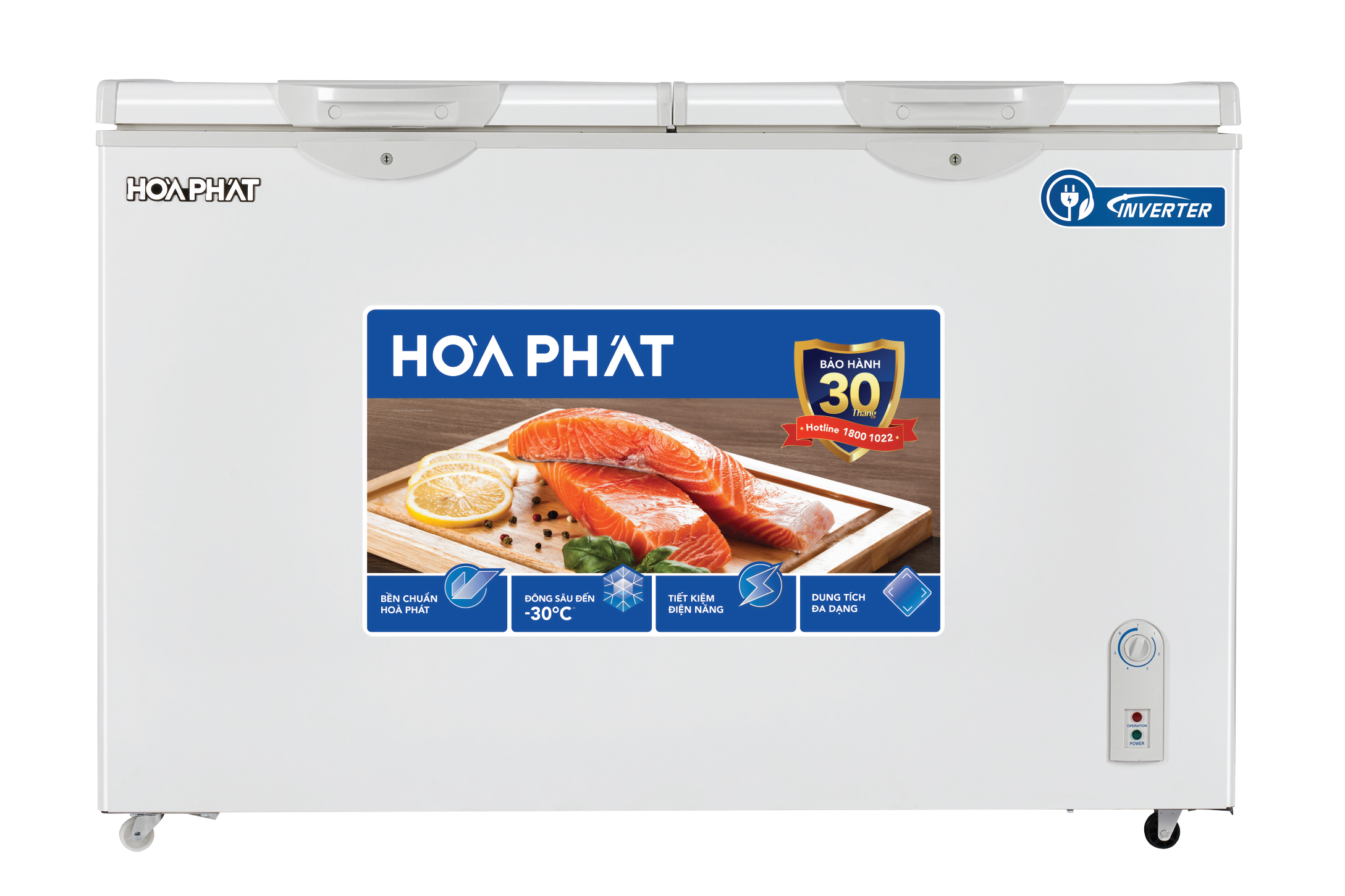 Tủ bảo quản 1 ngăn Hòa Phát Inverter 352L HPF- AD8352