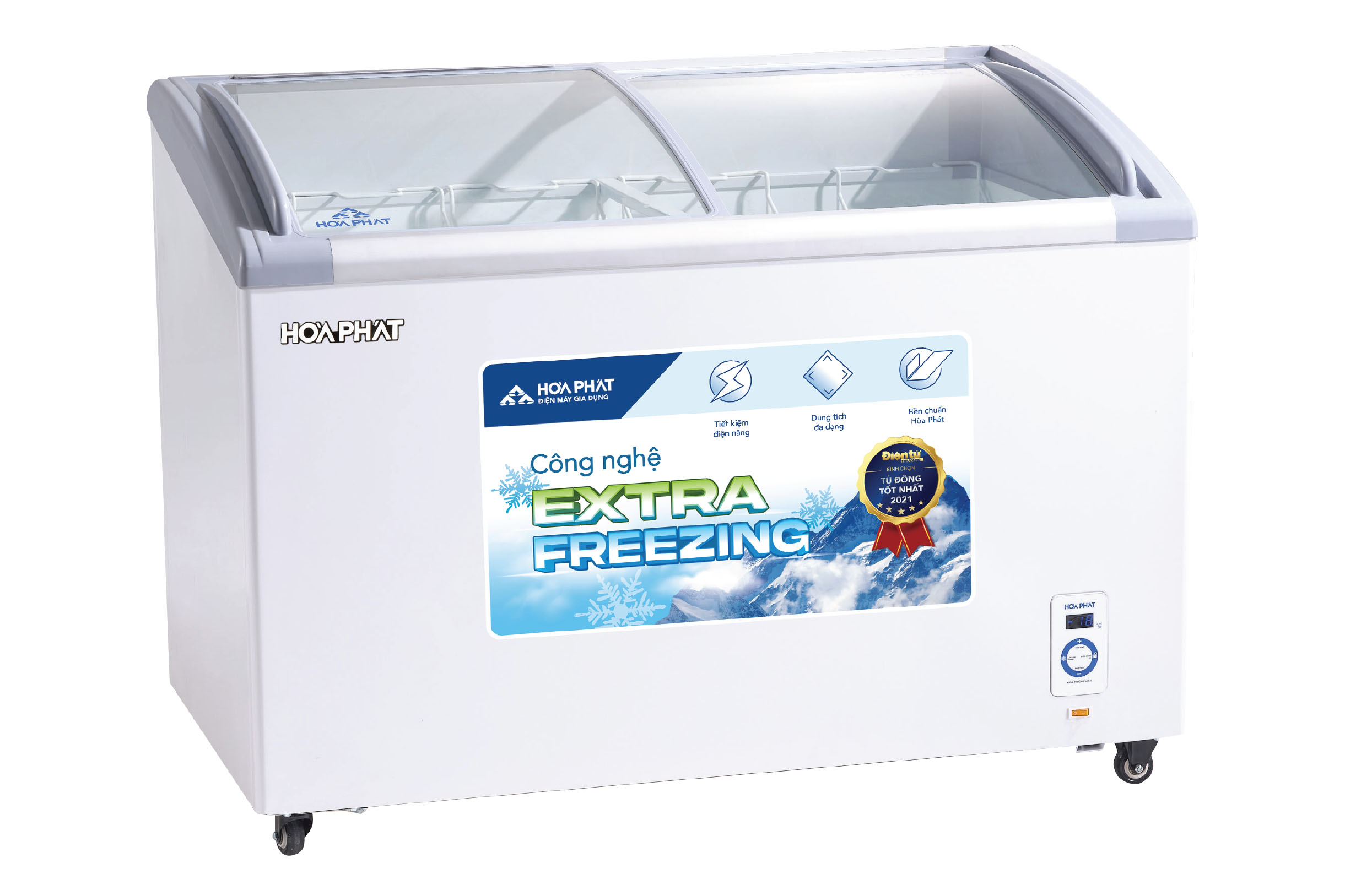 Tủ bảo quản kính cong Hòa Phát 1 ngăn 451 lít HSF AD6451.C1