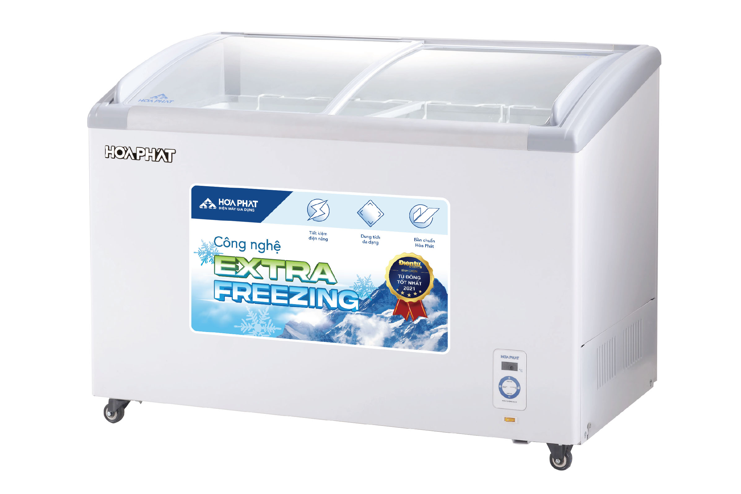 Tủ bảo quản kính cong Hòa Phát 1 ngăn 451 lít HSF AD6451.C1