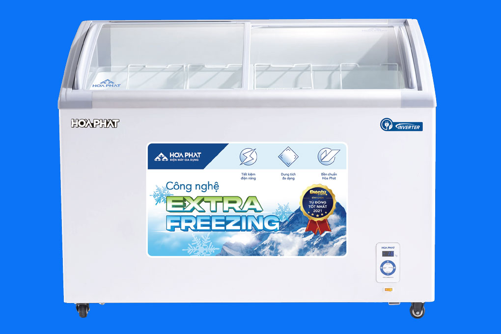 Tủ bảo quản Hòa Phát Inverter kính cong 357L HPF- AD8357.C1