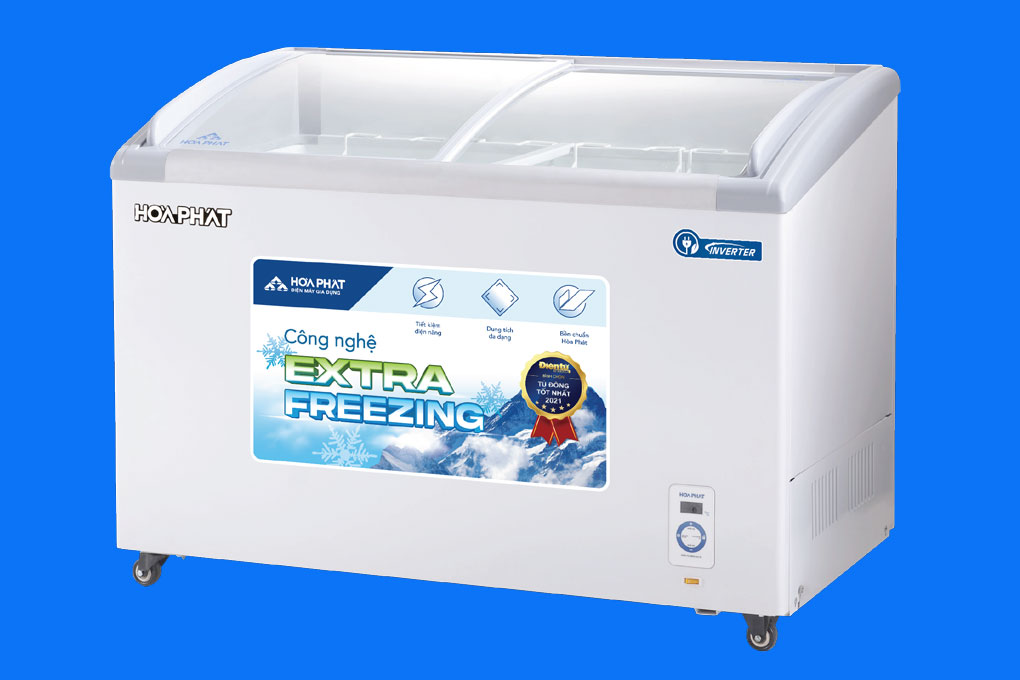 Tủ bảo quản Hòa Phát Inverter kính cong 451L HPF- AD8451.C1