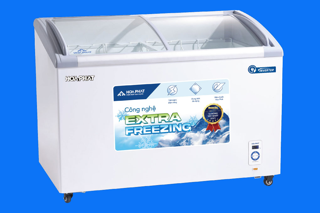 Tủ bảo quản Hòa Phát Inverter kính cong 451L HPF- AD8451.C1