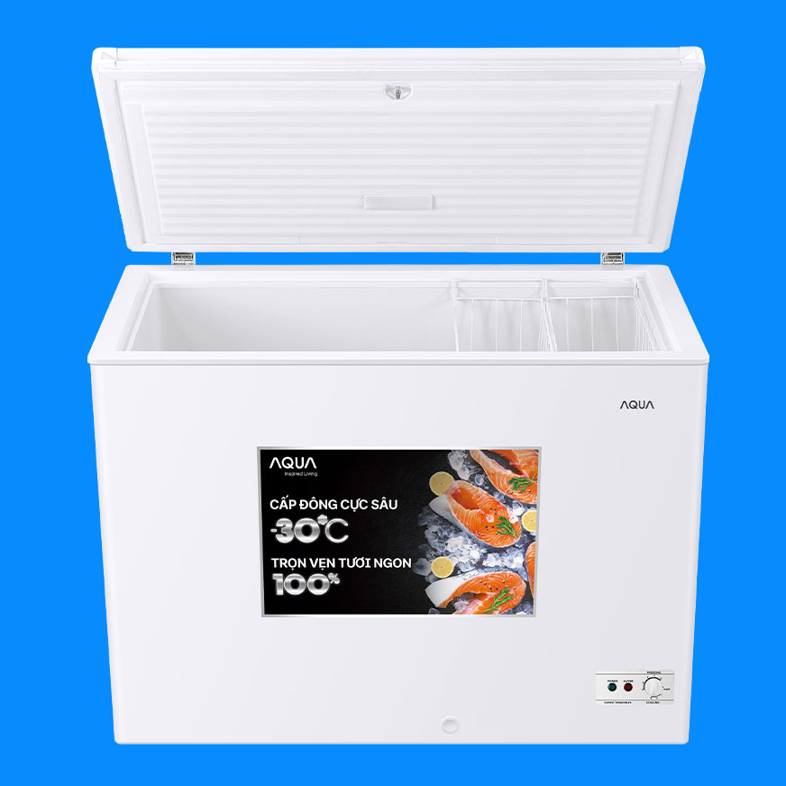 Tủ bảo quản Aqua 1 ngăn đông Inverter 301L AQF-C4001E