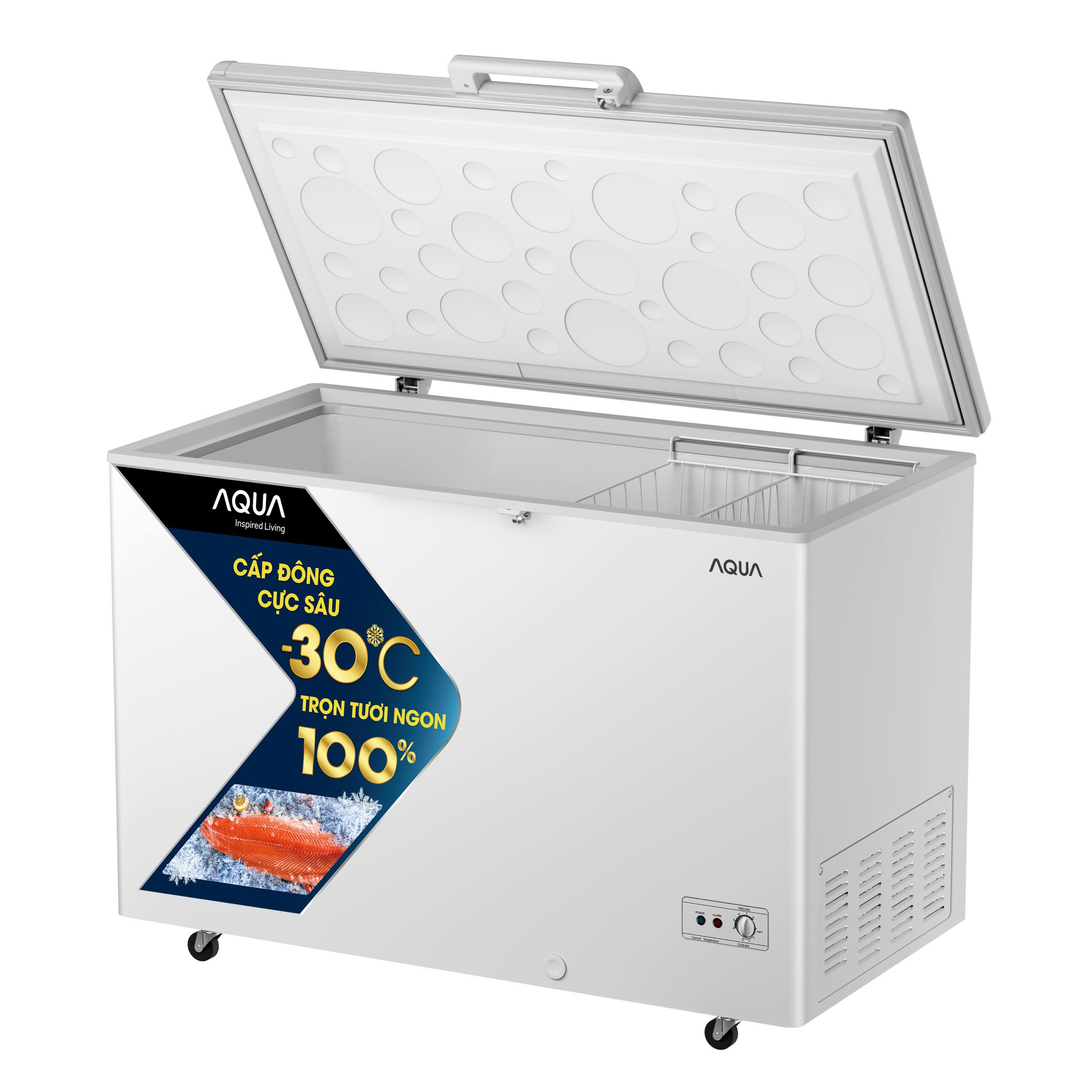 Tủ bảo quản Aqua 1 ngăn 379L AQF-C4801EN dàn nhôm