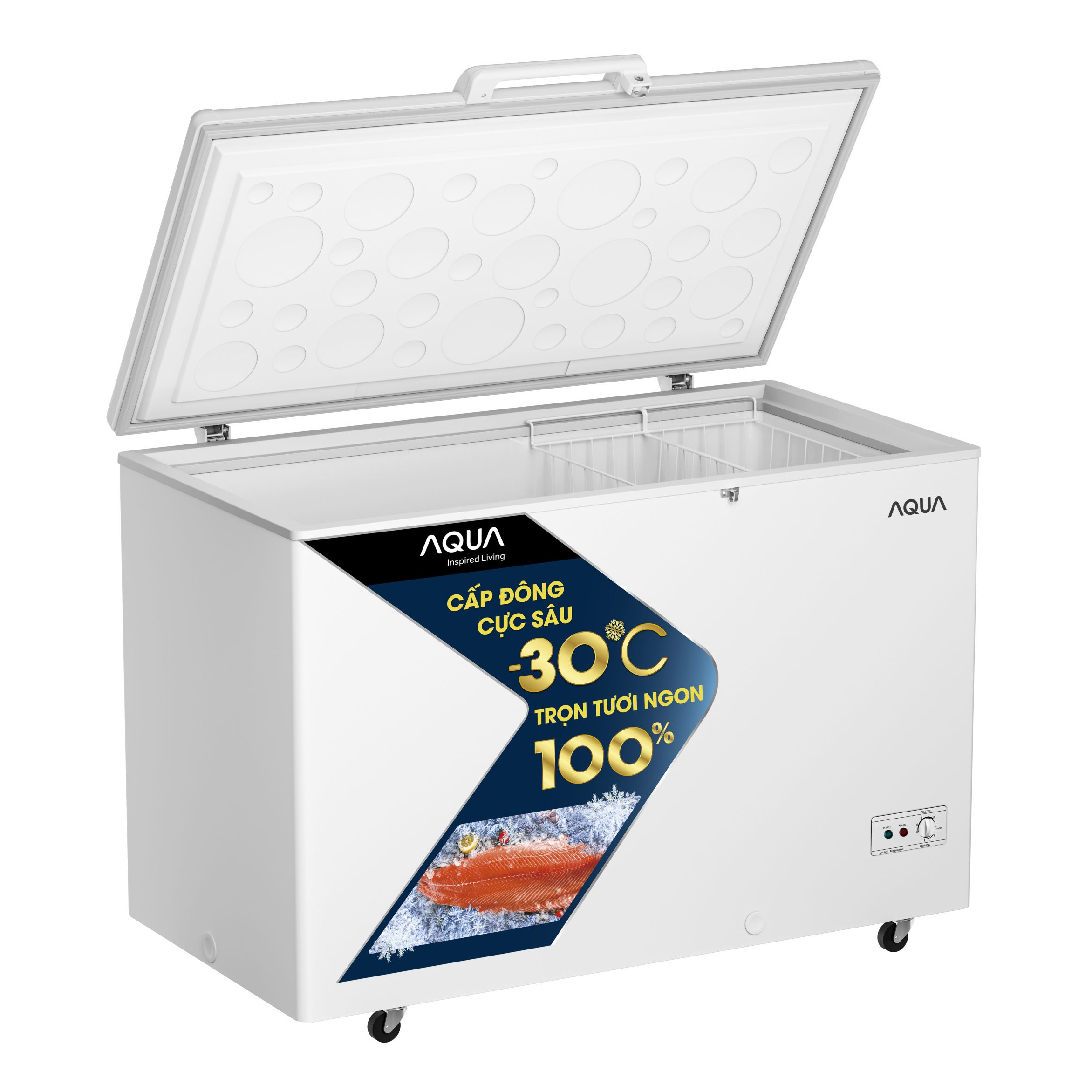 Tủ bảo quản Aqua 1 ngăn 379L AQF-C4801EN dàn nhôm